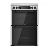 Hotpoint HDM67G0CCX 60cm Double Gas Cooker - Stainless Steel