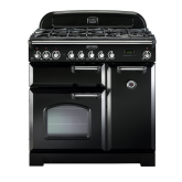 Rangemaster CDL90DFFBL/C CDL90DFFBL Classic Deluxe Dual Fuel Range Cooker