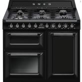 Smeg Victoria TR103BL 100cm Dual Fuel Range Cooker