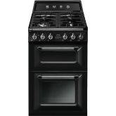 Smeg Victoria TR62BL Dual Fuel Cooker with Double Oven