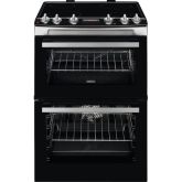 Zanussi ZCV66078XA Ceramic Electric Cooker with Double Oven