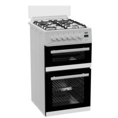 Beko EDG507W Gas Cooker with Double Oven