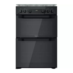 Hotpoint HDM67G0CCB 60cm Double Gas Cooker