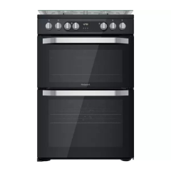 Hotpoint HDM67G9C2CB 60 cm Dual Fuel Cooker - Black