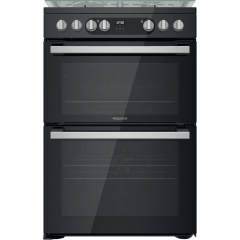 Hotpoint HDM67G9C2CSB Double Dual Fuel Cooker