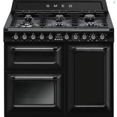 Smeg Victoria TR103BL 100cm Dual Fuel Range Cooker