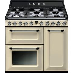 Smeg Victoria TR93P 90cm Dual Fuel Range Cooker